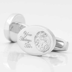 House Targaryen Personalized Oval Silver 1