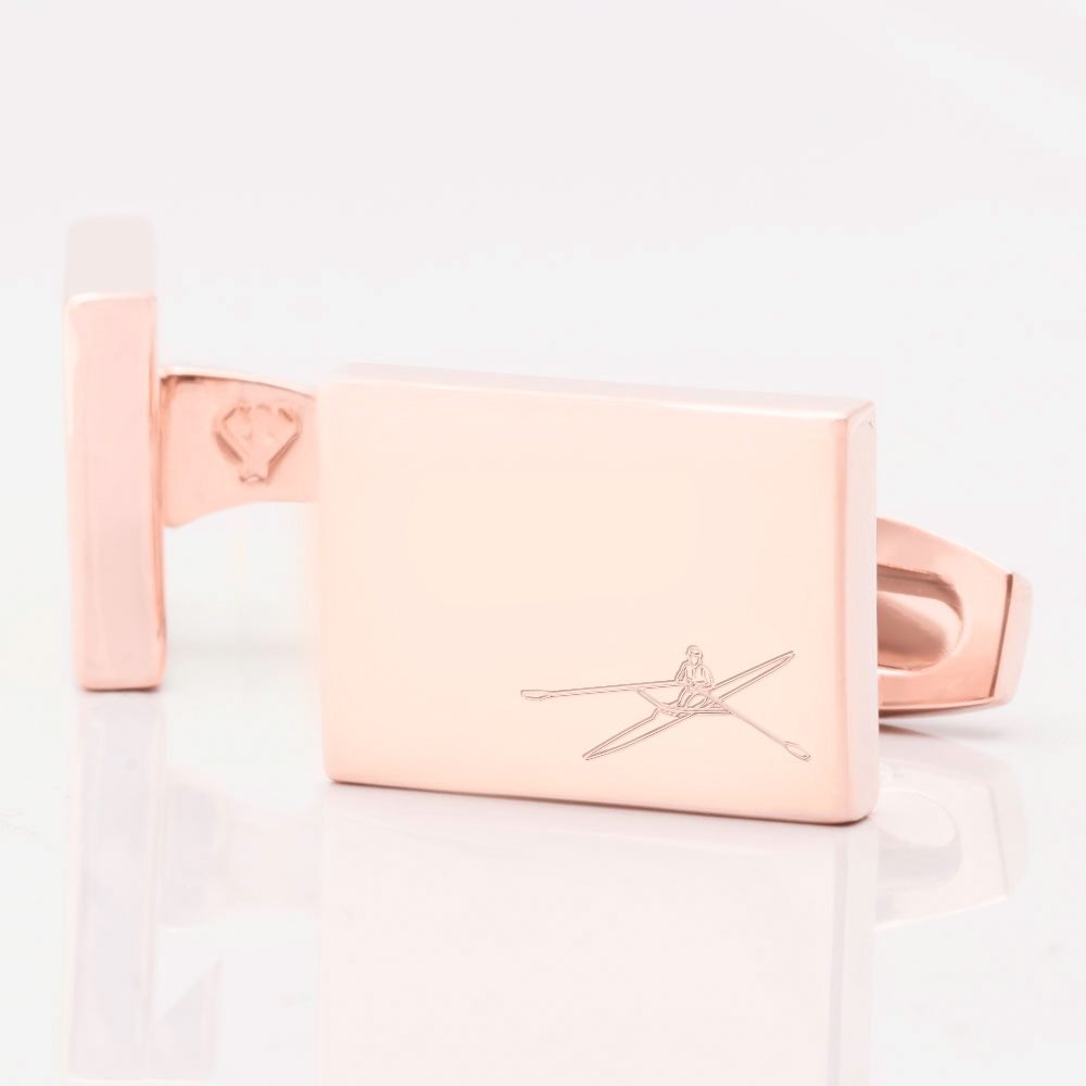 Rowing Rectangle Rose Gold