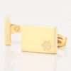 Ship Wheel Rectangle Gold