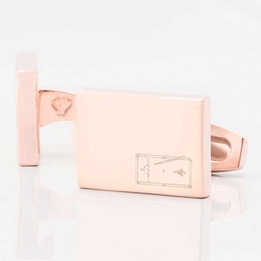 Snooker Rectangle Rose Gold