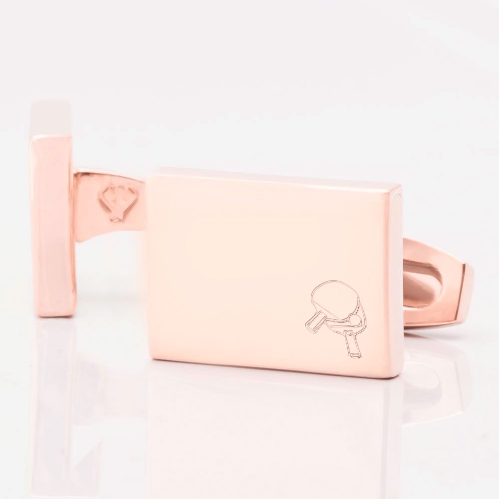 Table Tennis Rectangle Rose Gold
