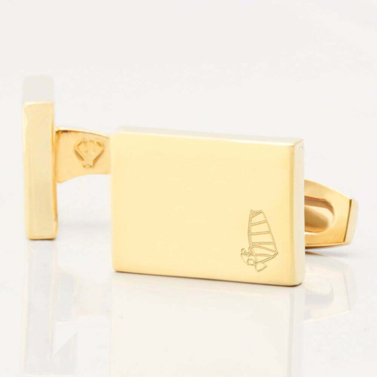Wind Surfing Rectangle Gold