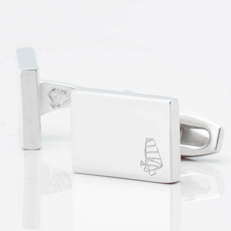 Wind Surfing Rectangle Silver