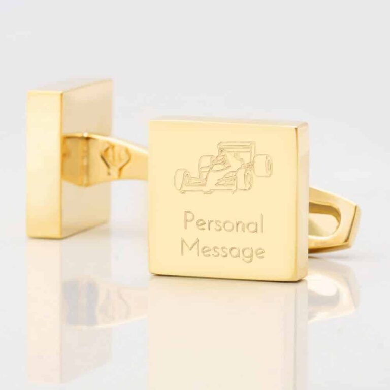 Personalised Formula1 Square Gold 1