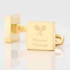 Personalised Tennis Square Gold 1