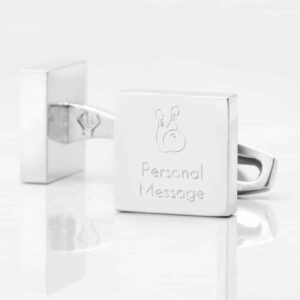 Personalised TenpinBowling Square Silver 1