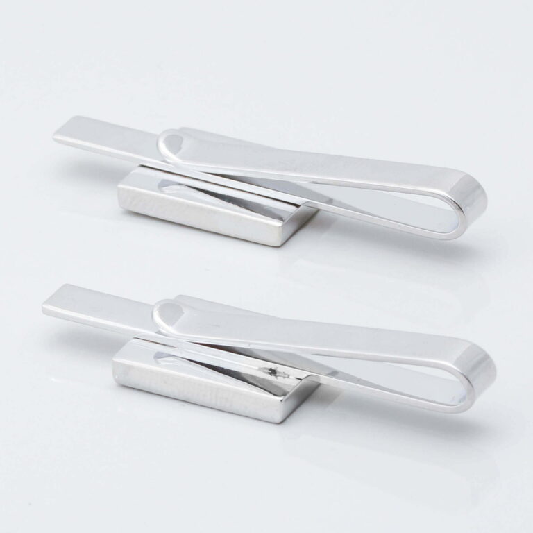 Rectangular Logo Tie Slide Gallery 1 of 1 1