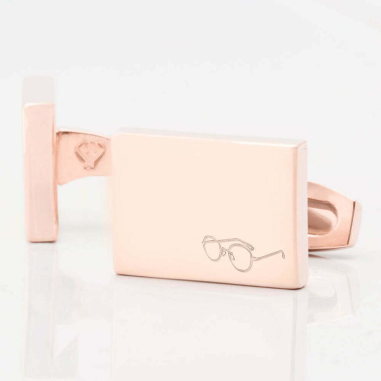 OPTICIAN Rectangle Rose