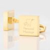 Personalised DENTIST Square Gold 1