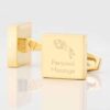 Personalised EQUESTRIAN Square Gold 1