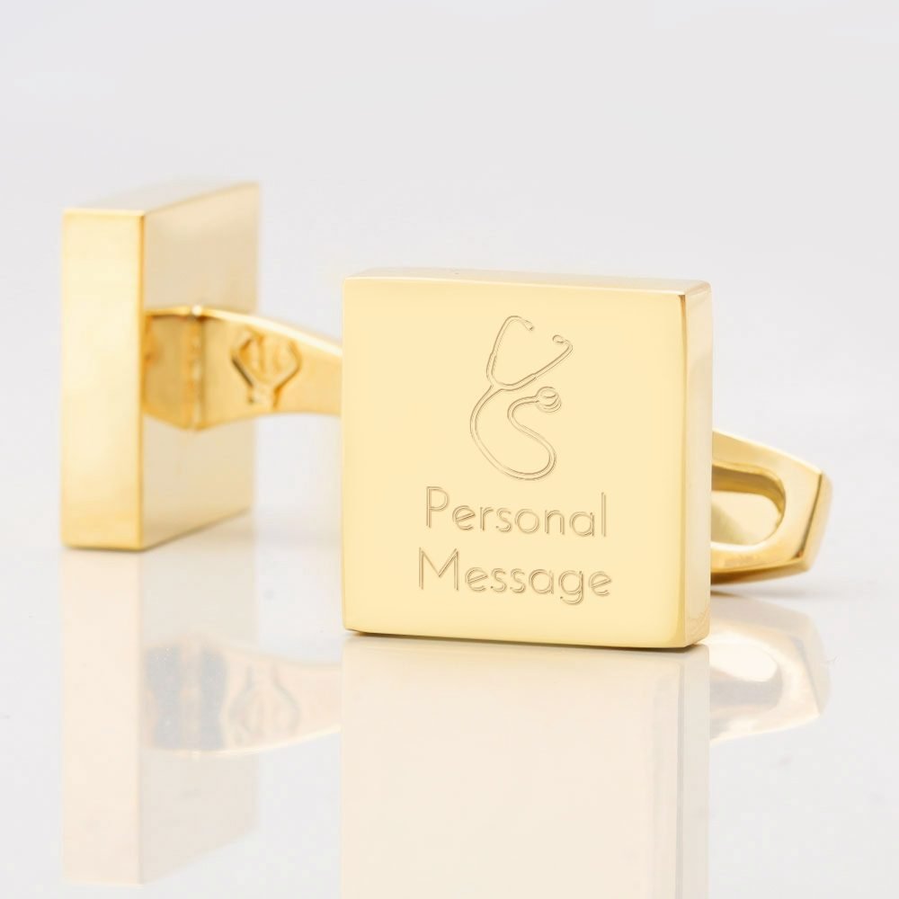 Personalised PHYSICIAN Square Gold