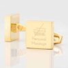 Personalised TEACHER Square Gold 1