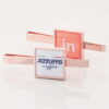 Rose Gold Square Logo Tie Slide 1 of 1