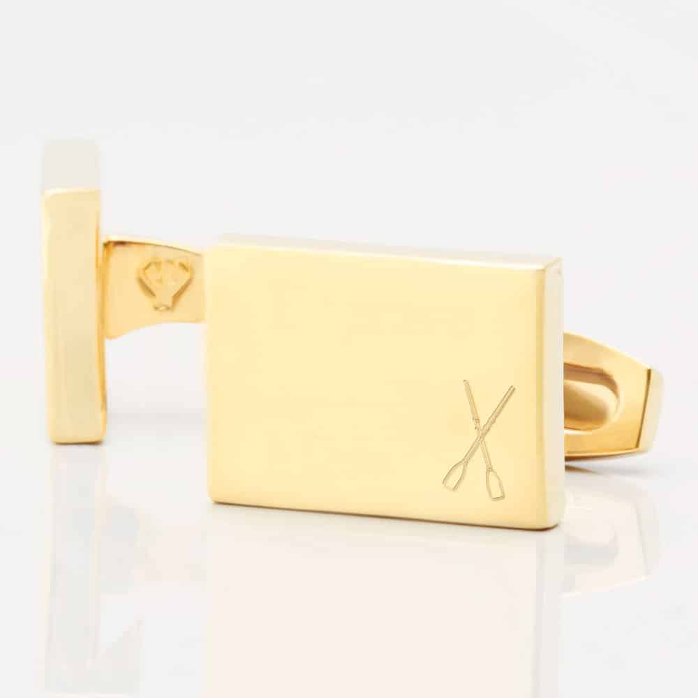 Rowing Oars Rectangle Gold 1