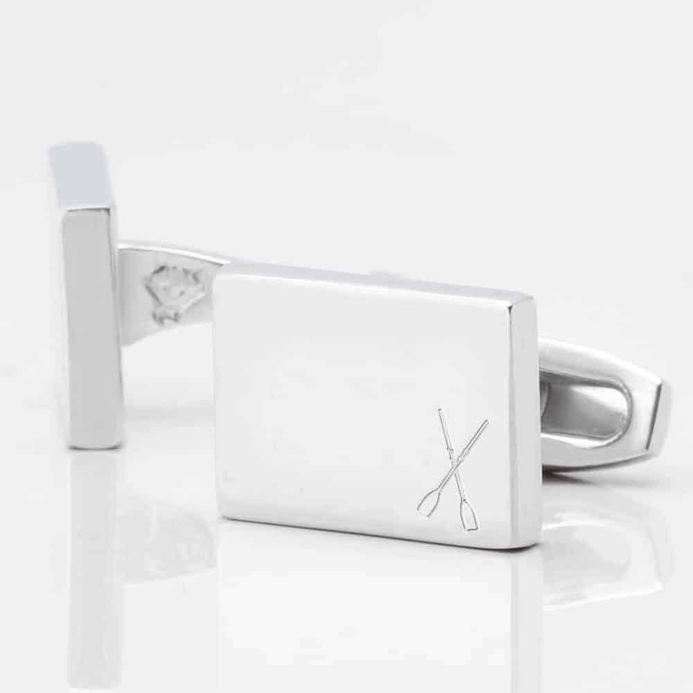 Rowing Oars Rectangle Silver 1