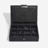 Black Lidded Mini Cufflink Box