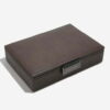 Brown Lidded Mini Cufflink Box Gallery