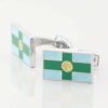 Derbyshire Flag Cufflinks 1 of 1