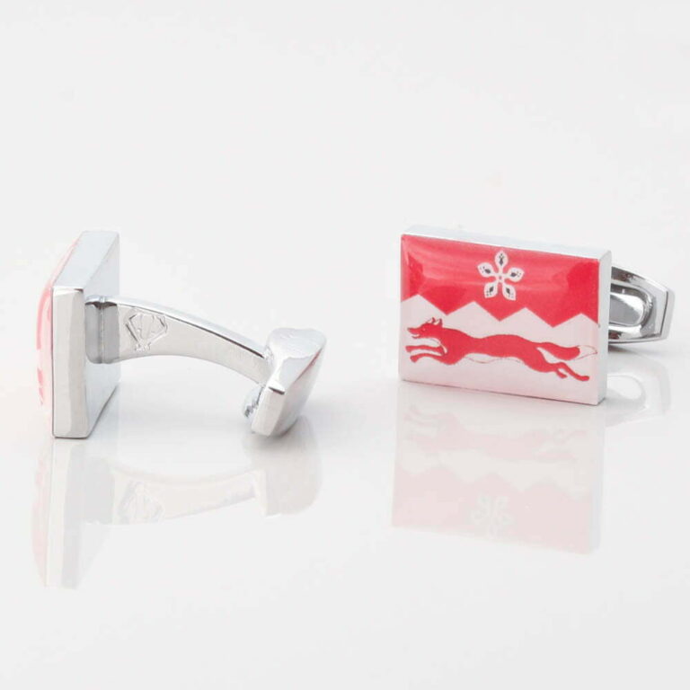 Leicestershire Flag Cufflinks Gallery 1 of 1
