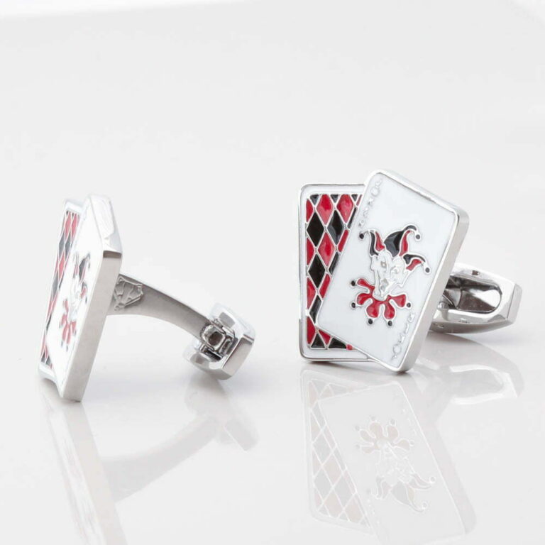 Playing Card Joker Cufflinks Gallery 1 of 1
