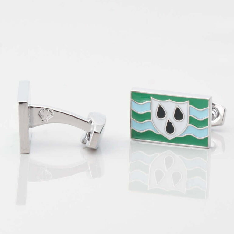 Worcestershire Flag Cufflinks Gallery 1 of 1