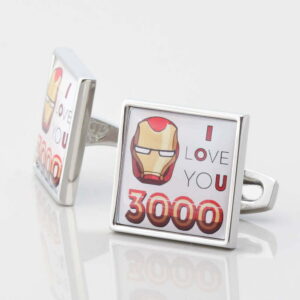 Iron Man I Love You 3000 Cufflinks 1 of 1 1