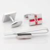Northern Ireland Flag Cufflinks Tie Slide Set Gallery 1 of 1