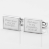 personalised every love story engraved cufflinks