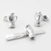 Boxing Glove Cufflinks Tie Slide Set 1 of 1