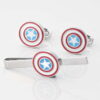 Captain America Cufflinks Tie Slide Set 1 of 1