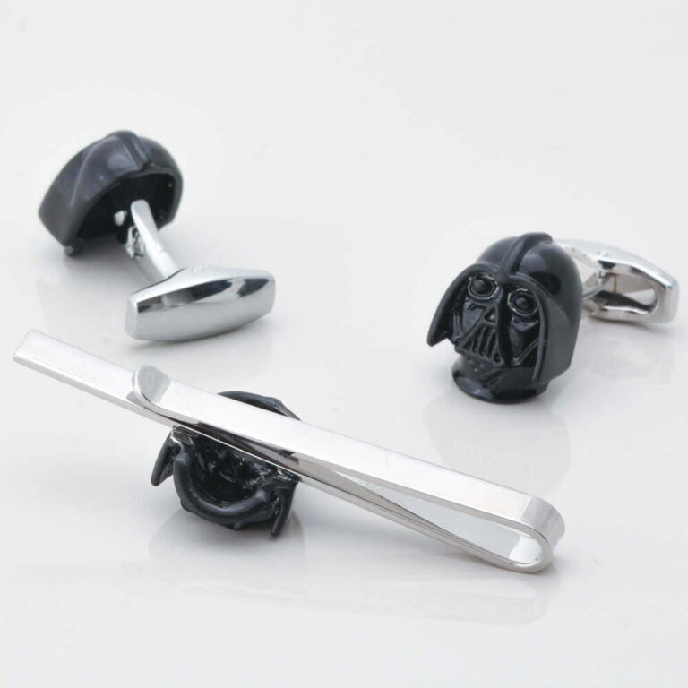 Darth Vader Cufflinks Tie Slide Set Gallery 1 of 1