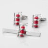 Fire Extinguisher Cufflinks Tie Slide Set 1 of 1