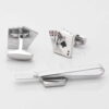 Four Aces Cufflinks Tie Slide Set Gallery 1 of 1