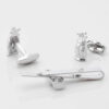 Golf Bag Cufflinks Tie Slide Set Gallery 1 of 1