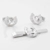Horseshoe Cufflinks Tie Slide Set 1 of 1