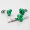 Incredible Hulk Fist Cufflinks Tie Slide Set 1 of 1