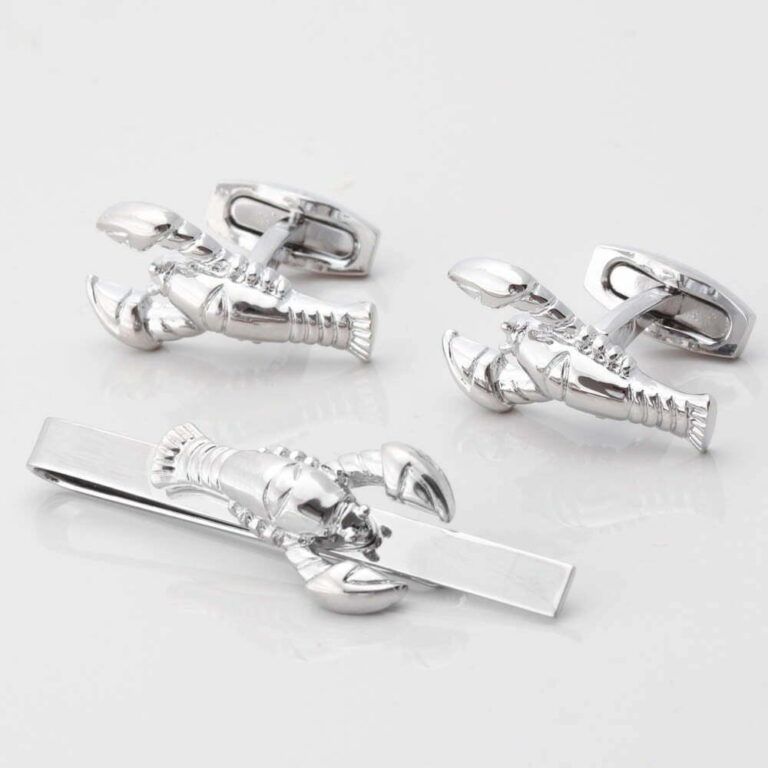 Lobster Cufflinks Tie Slide Set 1 of 1 Lobster Cufflinks Tie Slide Set 1 of 1