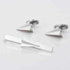 Paper Aeroplane Cufflinks Tie Slide Set 1 of 1