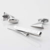 Paper Aeroplane Cufflinks Tie Slide Set Gallery 1 of 1