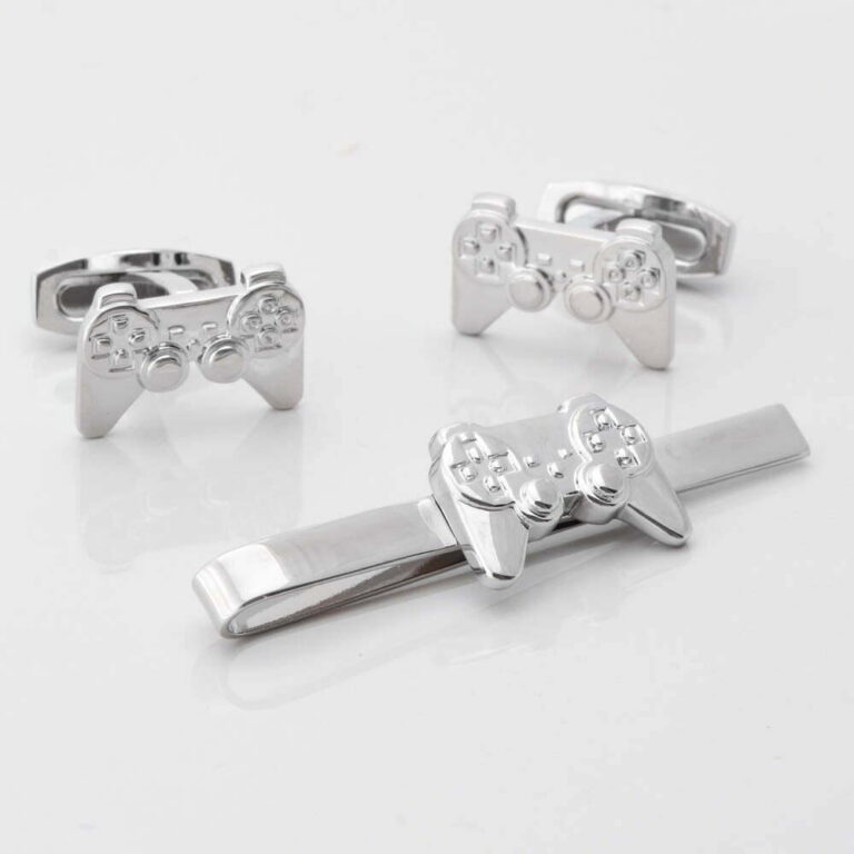 Playstation Cufflinks Tie Slide Set 1 of 1 Playstation Cufflinks Tie Slide Set 1 of 1