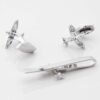 Spitfire Cufflinks Tie Slide Set Gallery 1 of 1 1