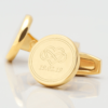 personalised infinity date gold engraved cufflinks