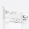 personalised mother of the groom engraved cufflinks
