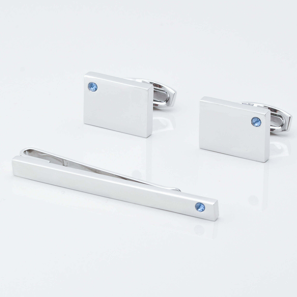 Birthstone-Blue-Topaz-Cufflinks-Tie-Slide-Set-new