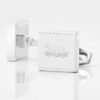 Queens Own Yeomanry Engraved Silver Cufflinks