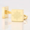 Royal Dragoon Guards Engraved Gold Cufflinks