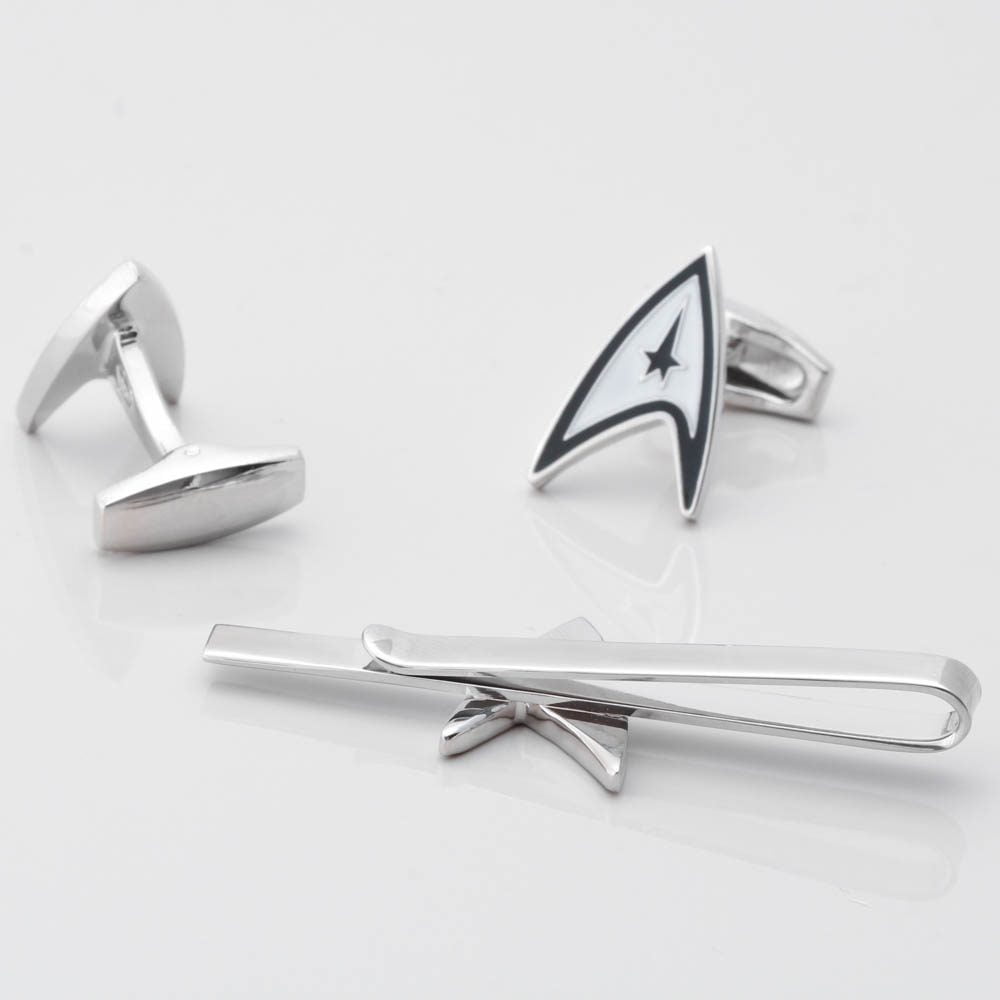 Star Trek Cufflinks Tie Slide Set Gallery 1 of 1