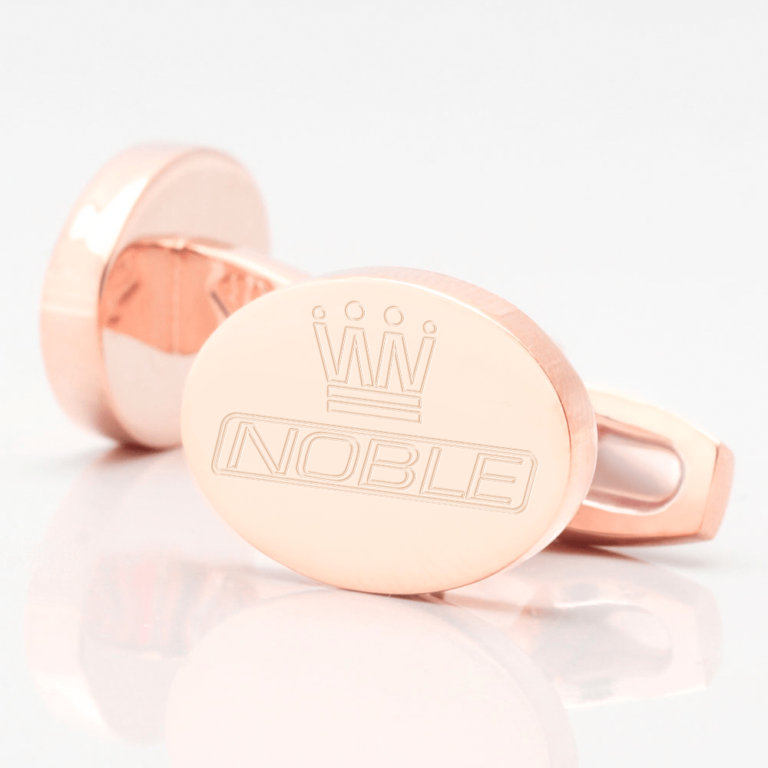 noble rose gold oval