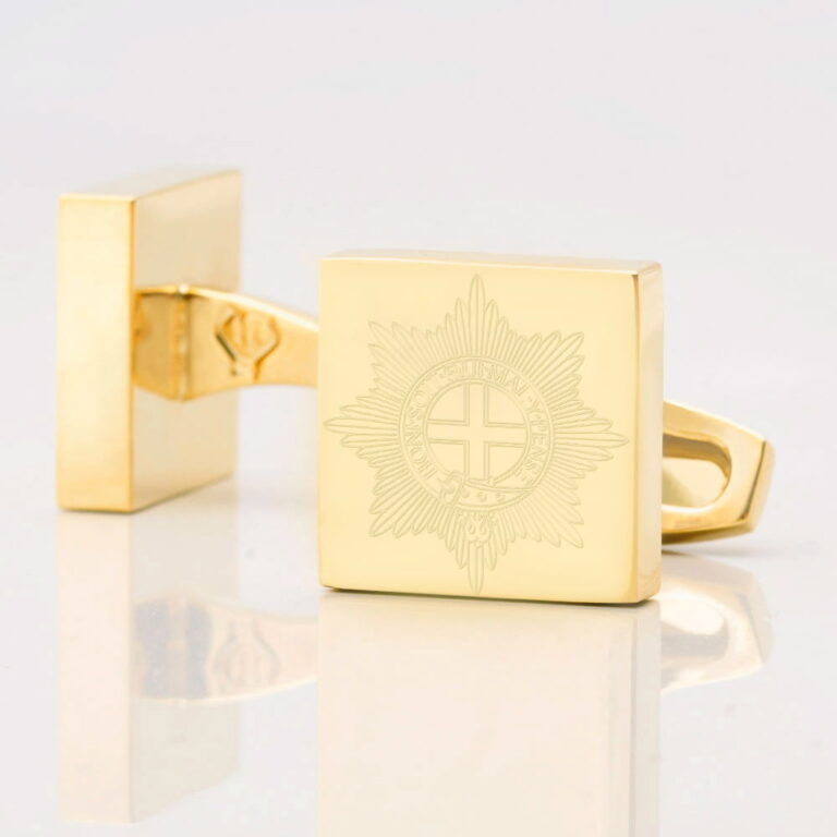 Coldstream Guards Engraved Gold
