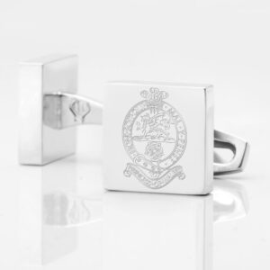 Princess Of Wales Royal Regiment Engraved Silver